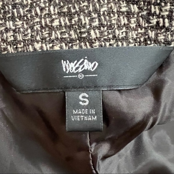 Mossimo Blazer Jacket womens brown full zip size small - Picture 9 of 9